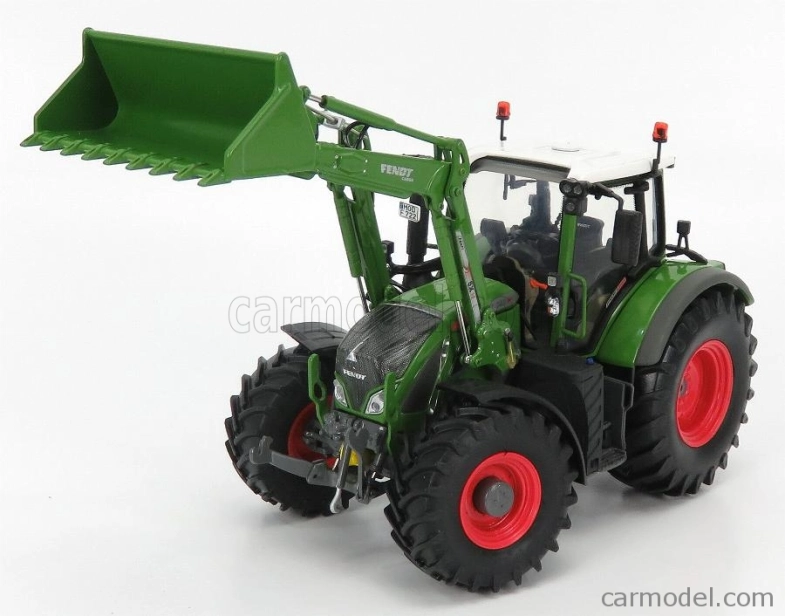 Universal hobbies Fendt 722 Vario Traktor s čelným nakladačom 5 X 90 Cargoprofi 2016 1:32 Zelená biela červená
