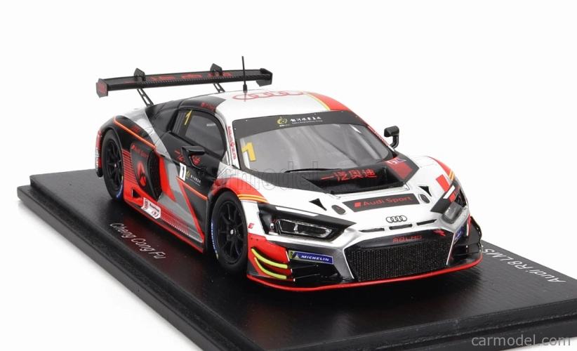 Spark-model Audi R8 Lms Gt3 Team Faw Audi Racing Team N 1 Gt Cup Macau 2022 Cheng Cong Fu 1:43 Bílá Oranžová Černá