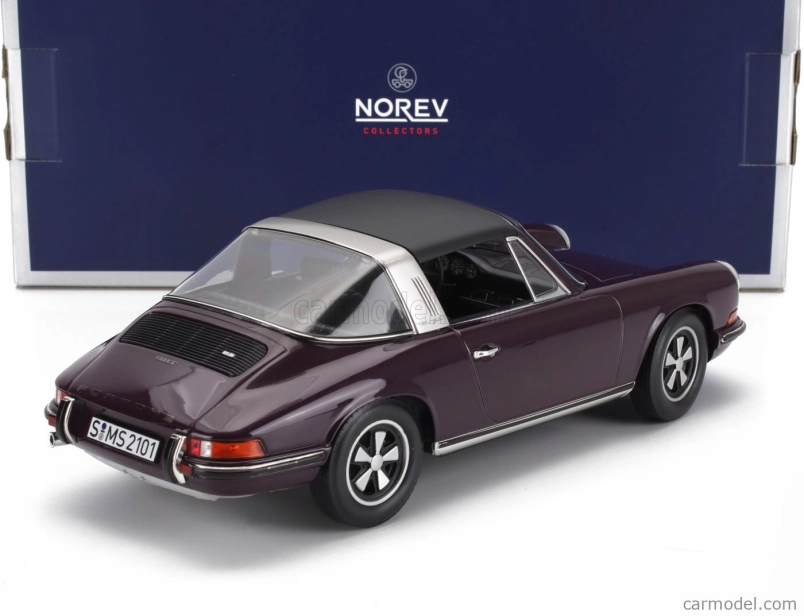Norev Porsche 911 E Targa 1971 1:18 Purple