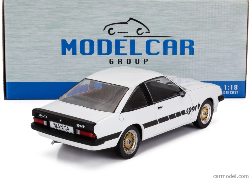 Mcg Opel Manta B Sport 1980 1:18 Bílá