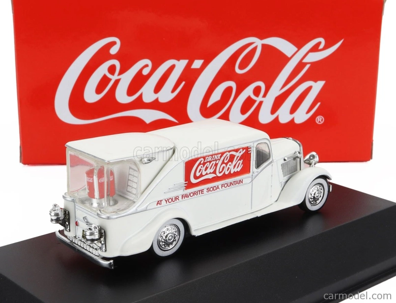 Edicola Dodge Kh-32 Streamline Van Fountain Coca-cola 1934 1:72 Bílá