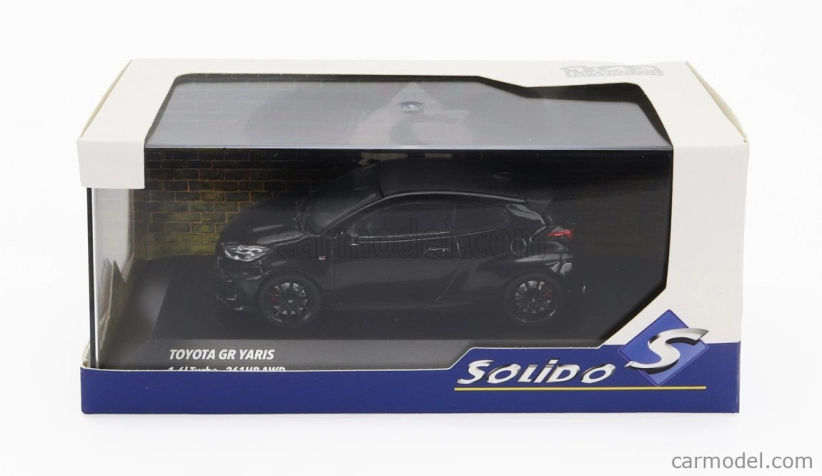 Solido Toyota Yaris Gr 1.6l 261hp Turbo Awd 2020 1:43 Black