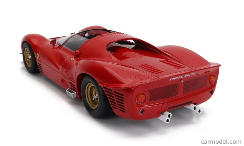 Werk83 Ferrari 330 P3 4.0l V12 Spider Verzia s otvorenou strechou 1966 1:18 Červená