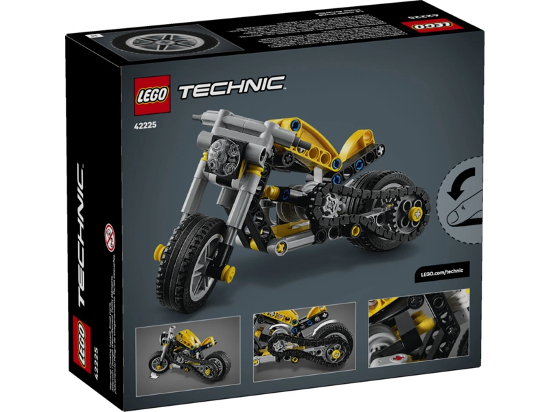 LEGO Technic - Žltá motorka