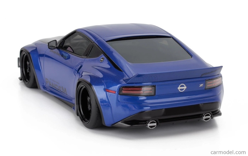 Truescale Nissan Fairlady Z (rz34) Pandem Coupe 2023 1:18 Modrá