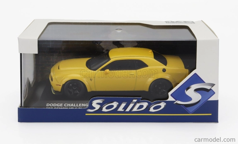 Solido Dodge Challenger Coupe 2018 1:43 Žlutá Černá