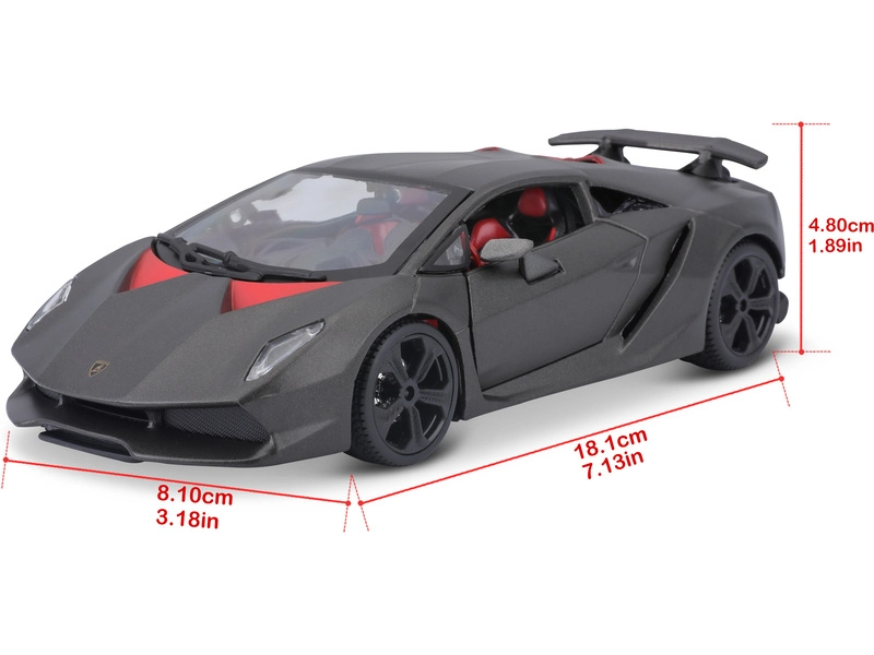 Bburago Plus Lamborghini Sesto Elemento 1:24 černá