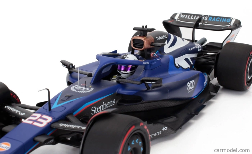 Minichamps Williams F1 Fw45 Team Williams Racing Gulf N 23 British Gp 2023 Alexander Albon 1:18 Modrá čierna