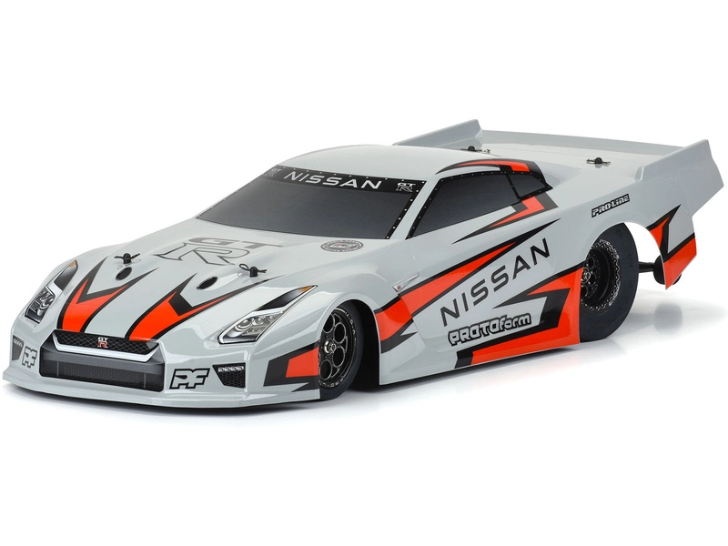 Karoséria PROTOform 1:10 Nissan GT-R R35 Pro šedá: Drag Car