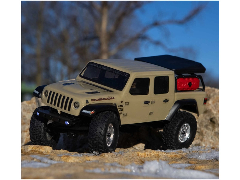 BAZAR – RC auto Axial SCX24 Jeep Gladiator 1:24 4WD RTR, krémová