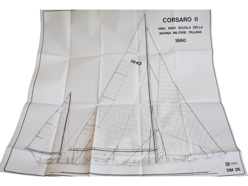 COREL Corsaro II plachetnice 1:24 kit