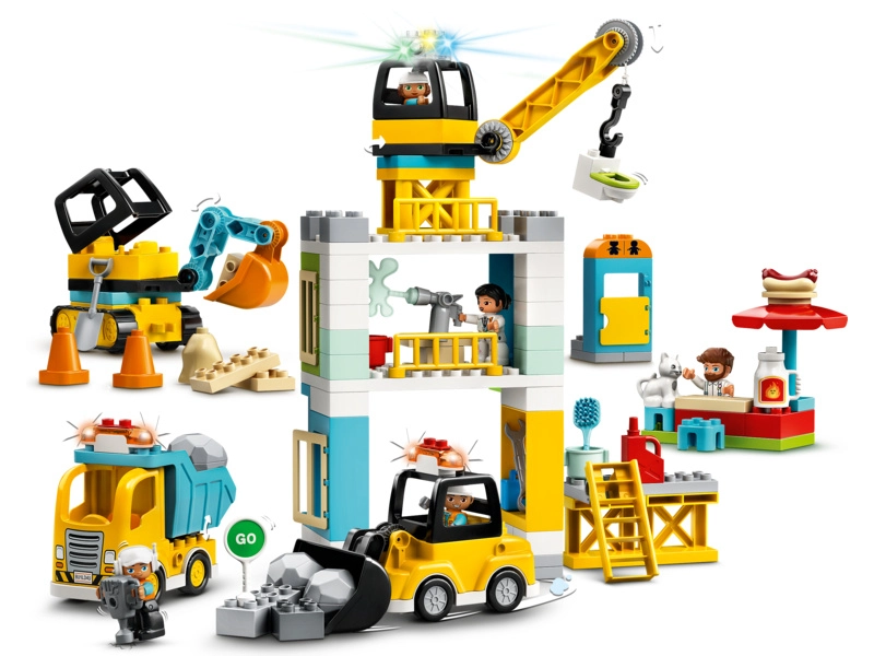 LEGO DUPLO – Stavba s vežovým žeriavom