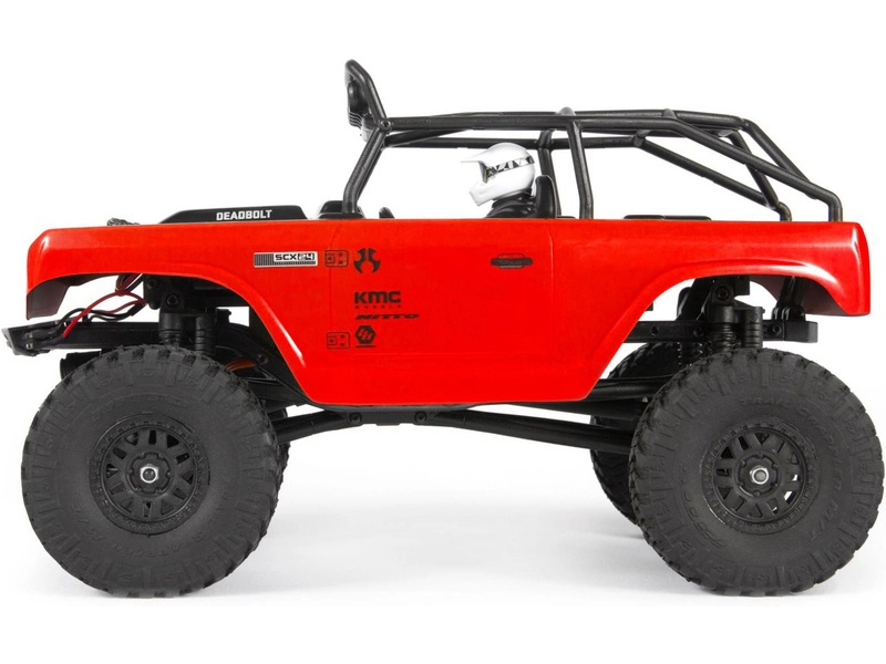 Axial SCX24 Deadbolt 1:24 4WD RTR červená