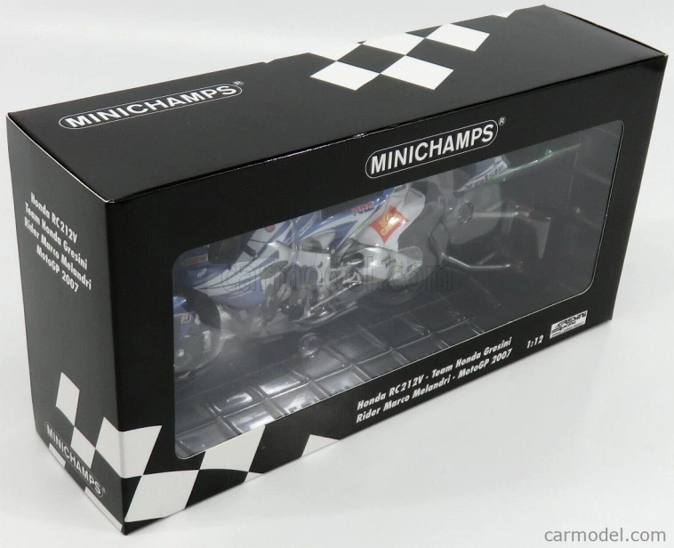Minichamps Honda Rc212v Team Gresini San Carlo N 33 1:12, modrá