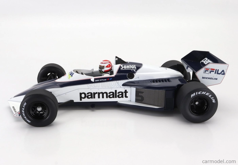 Mcg Brabham F1  Bt52 N 5 World Champion Winner Brazilian Gp 1983 Nelson Piquet 1:18 Bílá Modrá