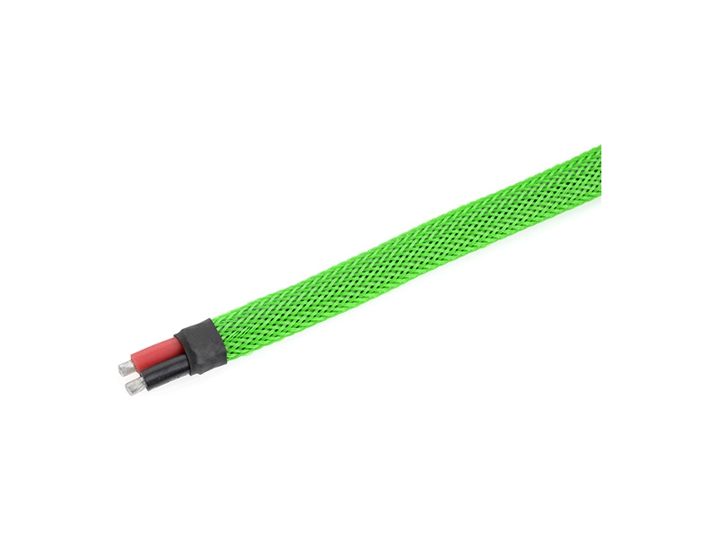 Ochranný káblový oplet 6 mm zelený (1 m)