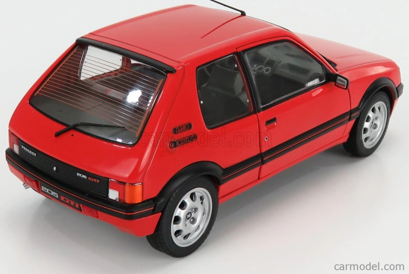 Solido Peugeot 205 1.9 Gti 1988 1:18 Červená