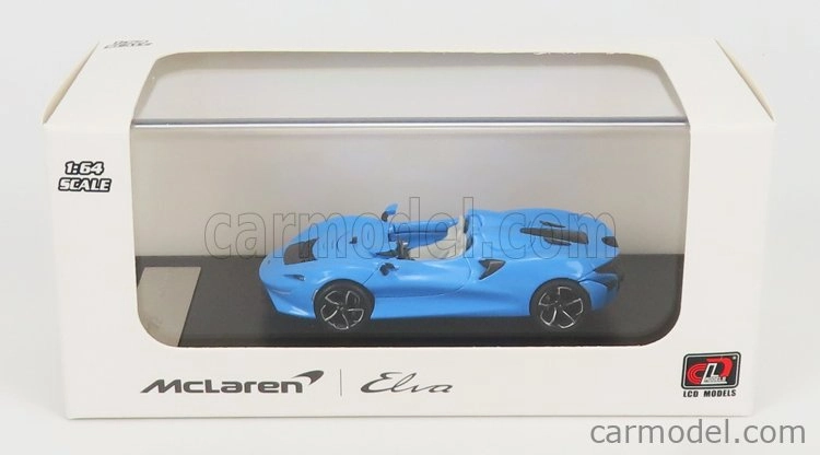 LCD model Mclaren Elva 2020 1:64 Light Blue