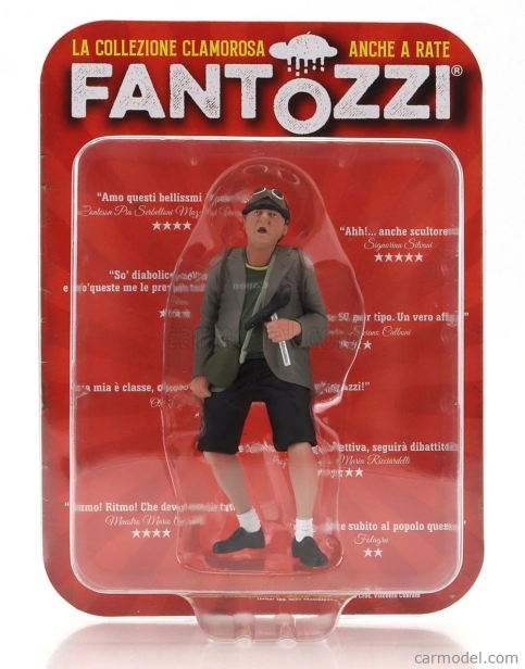 Nekonečná socha Figúrky Fantozzi - Alla Bersagliera! 1:18 Sivá čierna