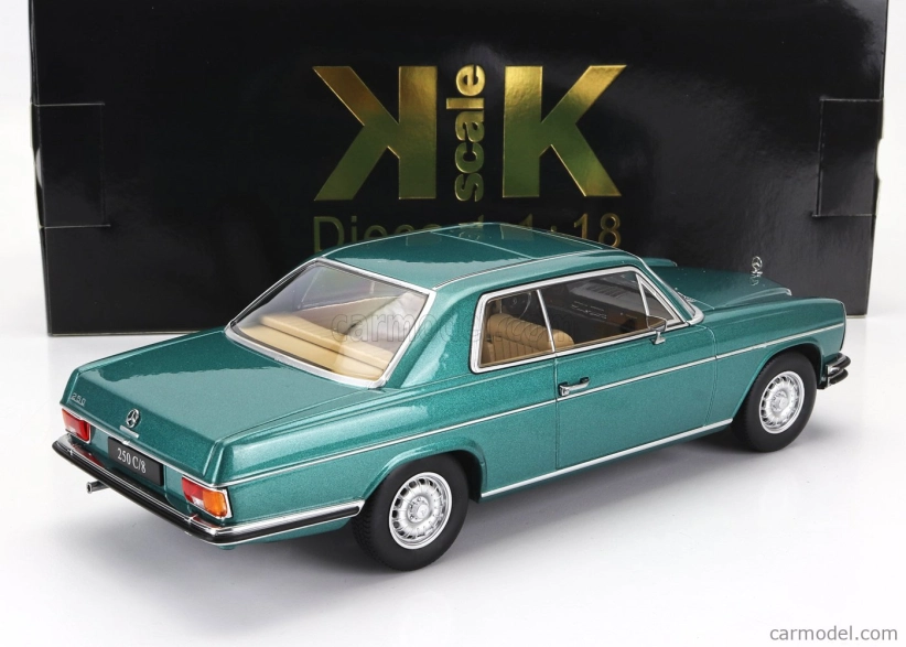 Mercedes benz 280c/8 (w114) Coupe 1969 1:18 Green Met