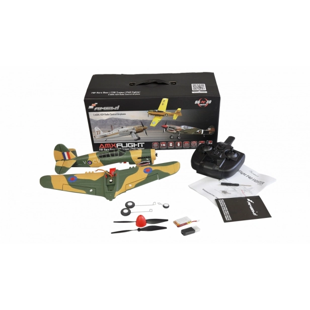 RC lietadlo AMX Flight P40 Fighter