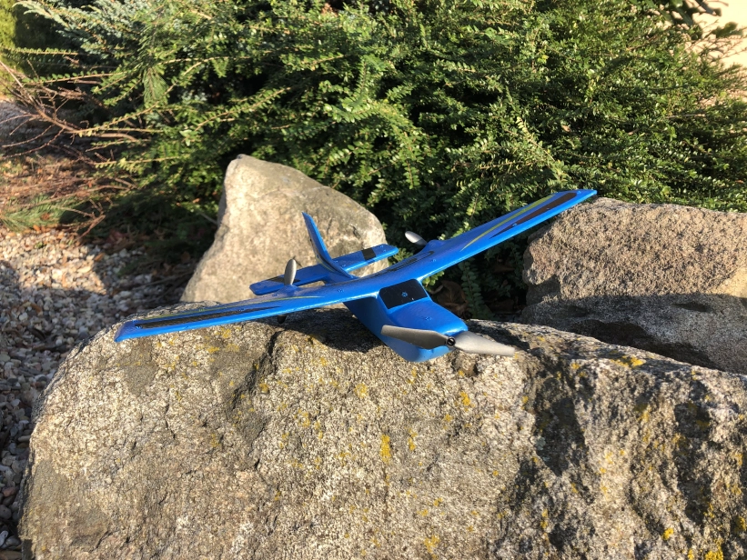 BAZAR - RC letadlo Cessna Glider Z50, modrá