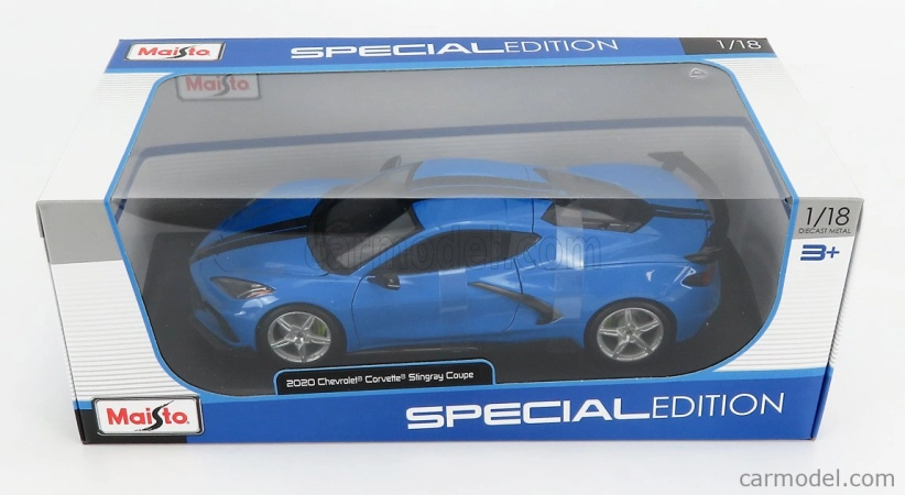 Maisto Chevrolet Corvette Stingray 2020 1:18 Blue