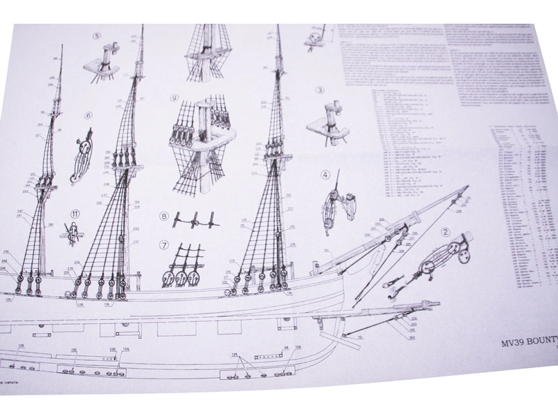 MAMOLI H.M.S. Bounty 1787 1:64 kit