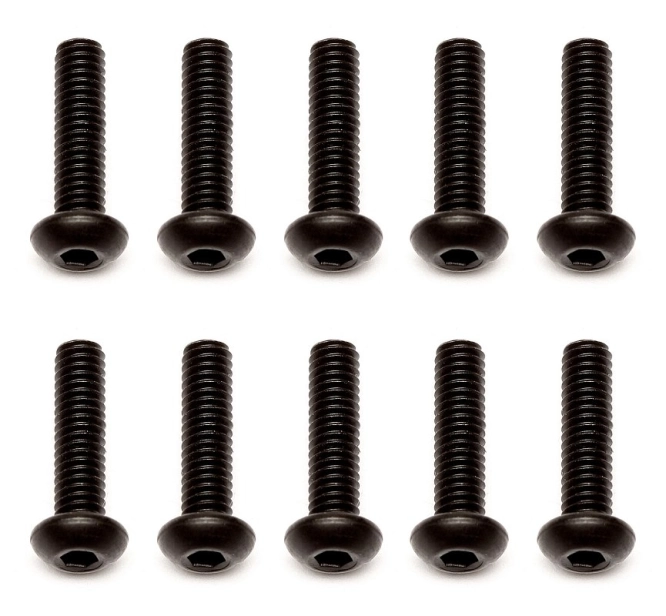 Šroub M2,4x8mm s imbusouvou půlkulatou hlavou, 10ks.