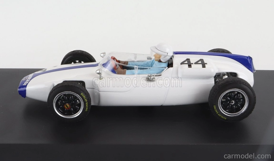 Brumm Cooper F1 T56 N 44 Belgium Gp 1961 M.gregory - With Driver Figure 1:43 Bílá Modrá