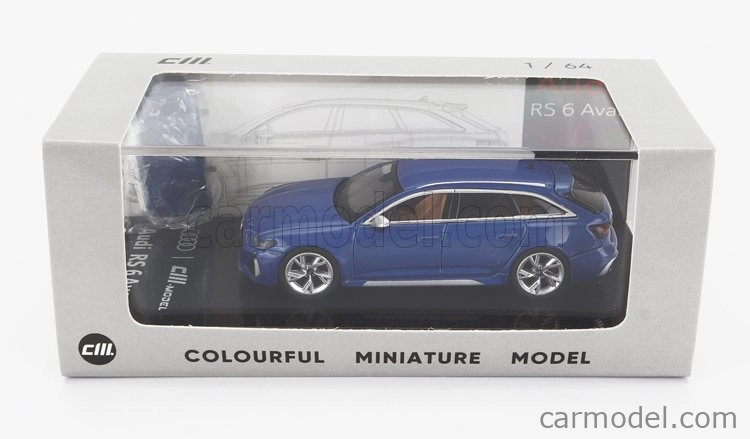 Cm-models Audi A6 Rs6 Avant C8 Sw Station Wagon 2021 1:64 Blue