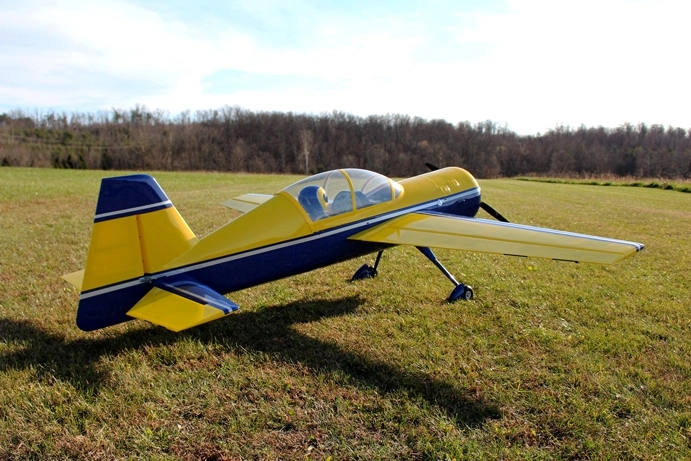 110" Yak 54 EXP žltá/modrá 2,79m