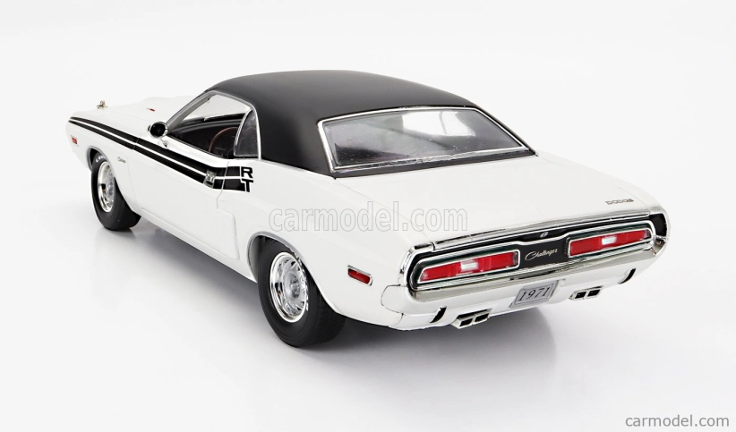Greenlight Dodge Challenger R/t Coupe 1971 1:18 Bílá Černá