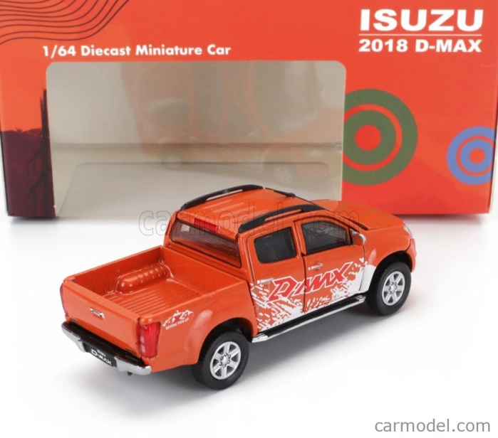 Bm-creations Isuzu D-max Pick-up Double Cabine 2018 1:64 Orange