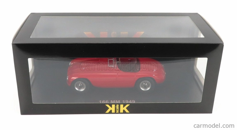 Kk-scale Ferrari 166mm Barchetta Spider 1949 1:18 Červená