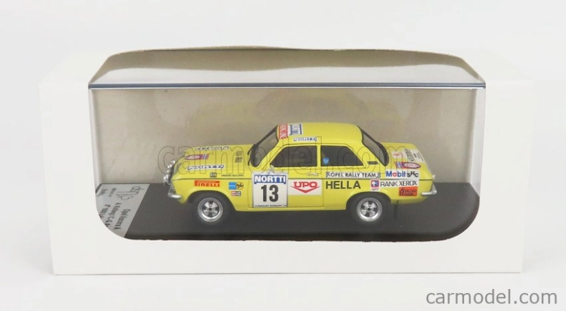 Trofeu Opel Ascona A N 13 Rally 1000 Lakes 1974 A.kullang - C.g.andersson 1:43 Žlutá