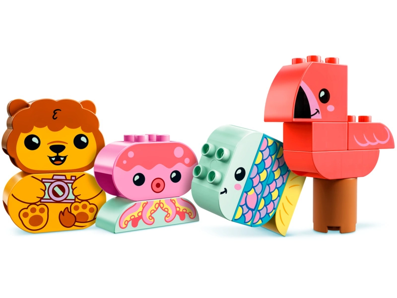 LEGO DUPLO - Zábava vo vani: Plávajúci ostrov so zvieratkami