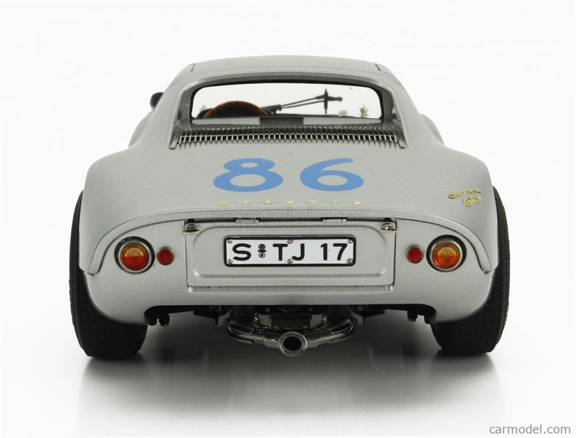 Cmc Porsche 904 Carrera Gts Ch.904-005 N 86 Winner Targa Florio 1964 Colin Davis - Antonio Pucci 1:18 Silver