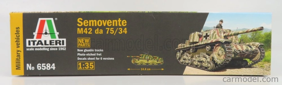 Italeri Mgmc Tank M42 Da 75/34 Semovente Military 1945 1:35 /