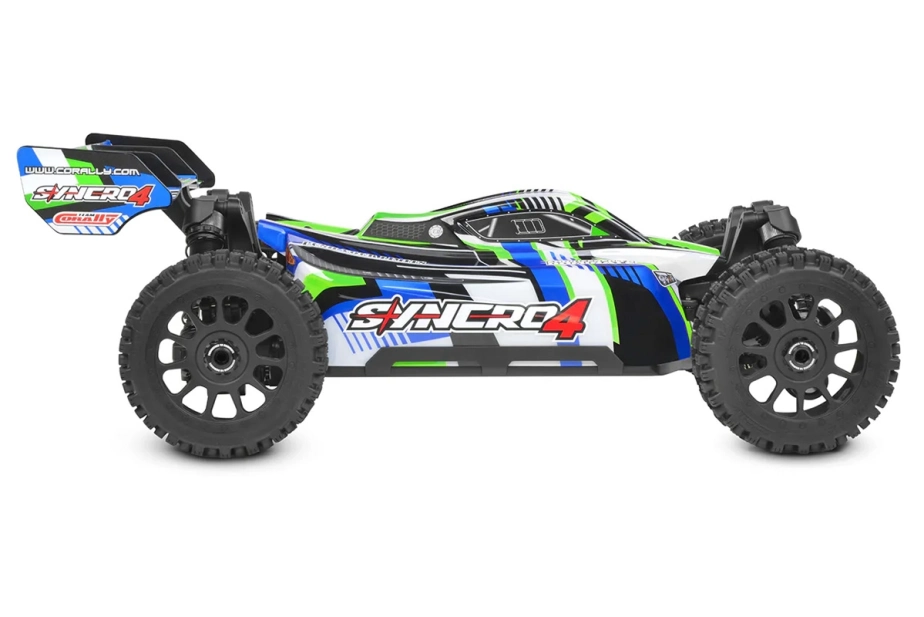 SYNCRO-4 - BUGGY 4WD 3-4S Brushless - RTR - 2026 zelená