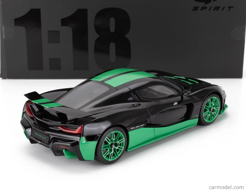Gt-spirit Rimac Nevera Record 2023 1:18 čierna zelená