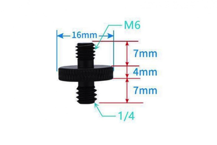 1/4" samica na M6 samicu
