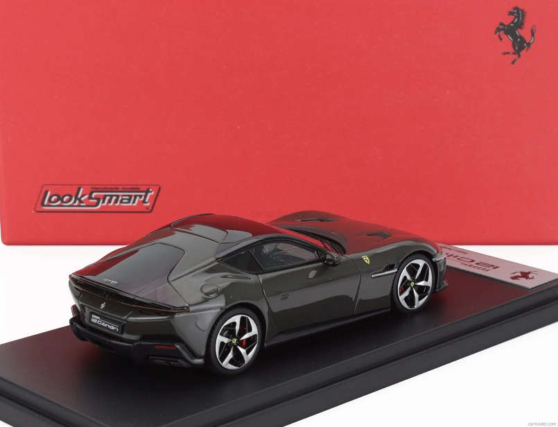 Looksmart Ferrari 12 Cilindri V12 830cv 2024 1:43 Grigio Scuro 792 - sivá čierna