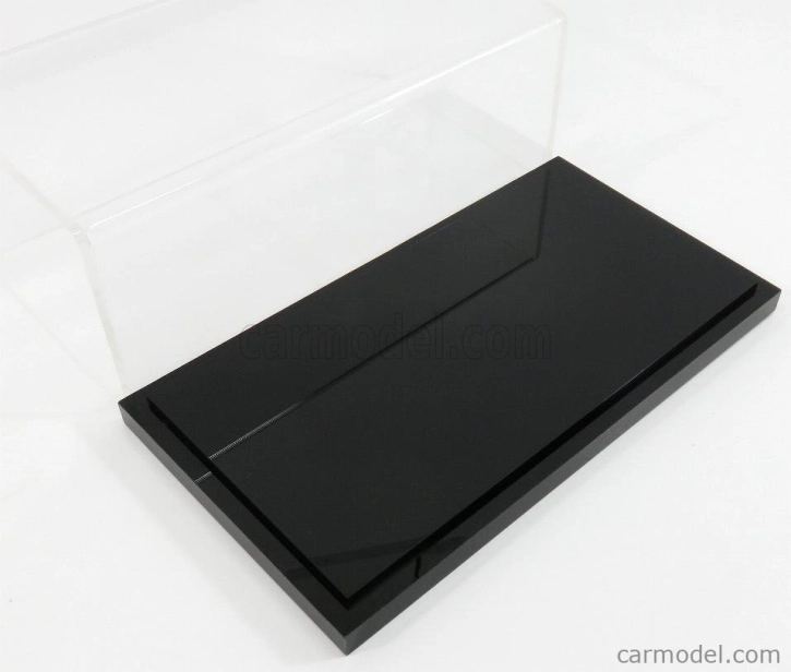 Atlantic Vetrina display box Detroit Base Nera - Black Base - Lungh.lenght Cm 23 X Largh.width Cm 12 X Alt.height Cm 8.5 (altezza Interna 8 Cm ) 1:24 Black - Plastic Display