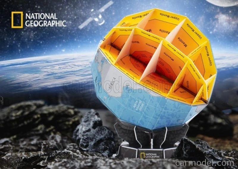 Cubicfun Puzzle 3d z peny National Geographic Mappamondo cm. 20,5x20,5x24,5 - 32 dielikov /