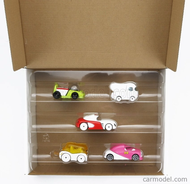 Mattel hot wheels Hello kitty Set Sortiment 5 kusov Autá Hello Kitty And Friends - Keroppi - Cinnamoroll - Gudetama - My Melody 1:64 Rôzne