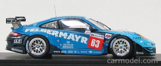 Spark-model Porsche 911 997 Gt3rsr Proton Competition N 63 24h Le Mans 2011 Felbermayr Jr - Felbermayr Senior - Reid 1:43 2 Tóny Modré