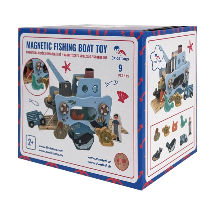2Kids Toys Magnetická hračka Rybárska loď