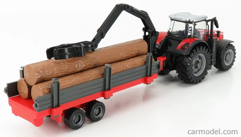 Bburago Massey Ferguson 8740S s drevom