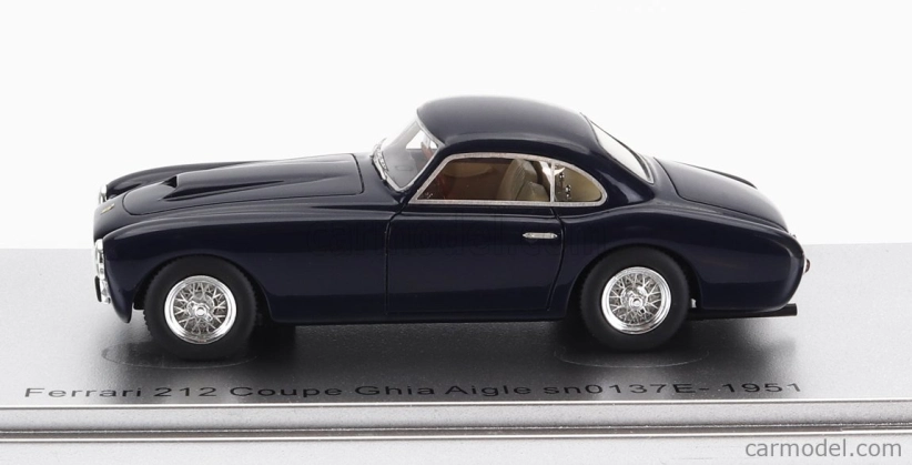 Kess-model Ferrari 212 Ghia Aigle Sn.0137e Coupe 1951 1:43 Modrá